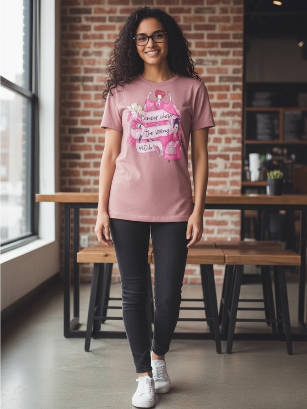 Hocus Cancer Chose The Wrong Witch Shirt - Picture 3 of 9